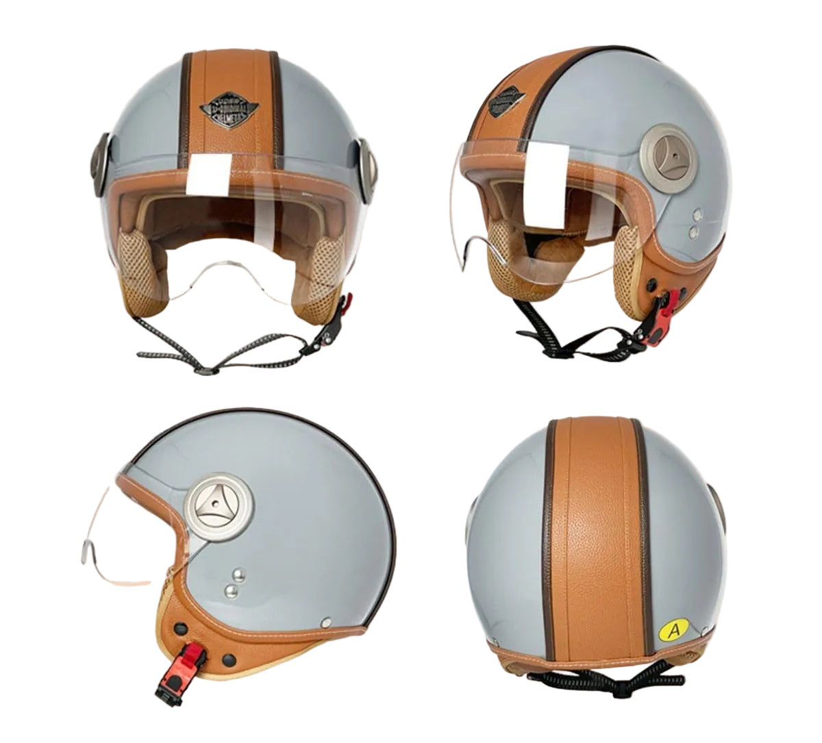 Cobalt - Casque jet vintage noir