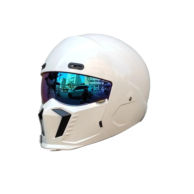 Fury - Casque avec visière miroir