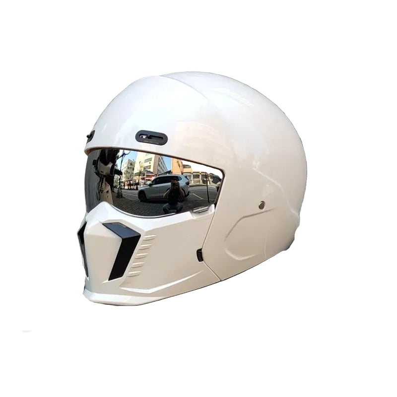 Fury - Casque avec visière miroir