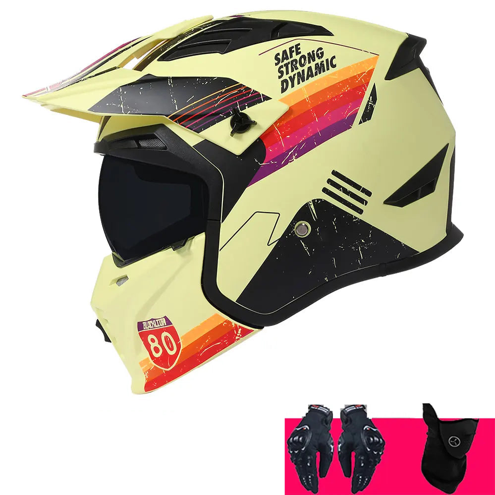 Solar - Casque cross modulable