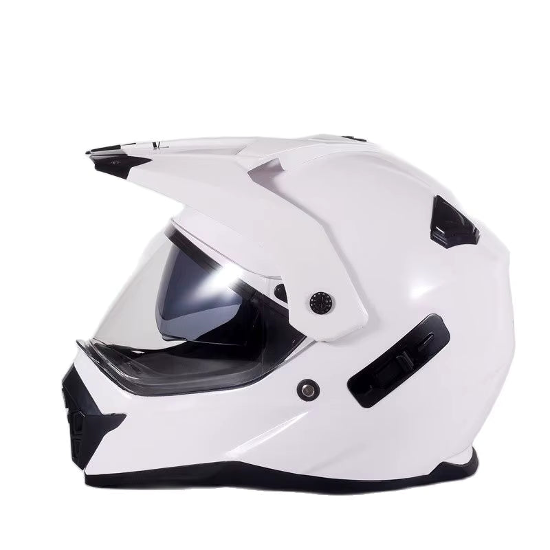 Casque moto cross avec visiere