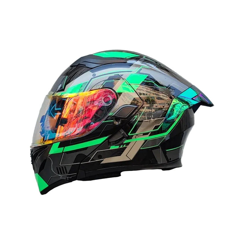 Vector - Casque avec visière multicolore