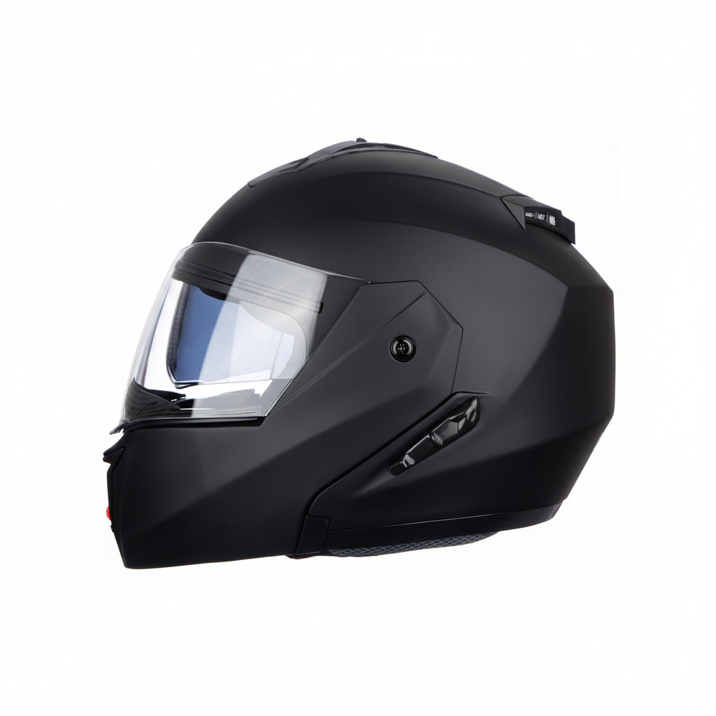 Casque modulable noir mat