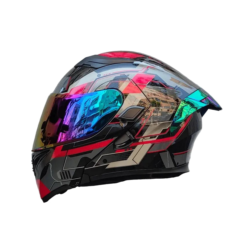 Vector - Casque avec visière multicolore