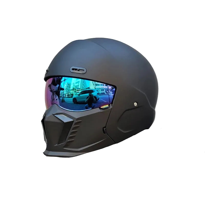 Fury - Casque avec visière miroir