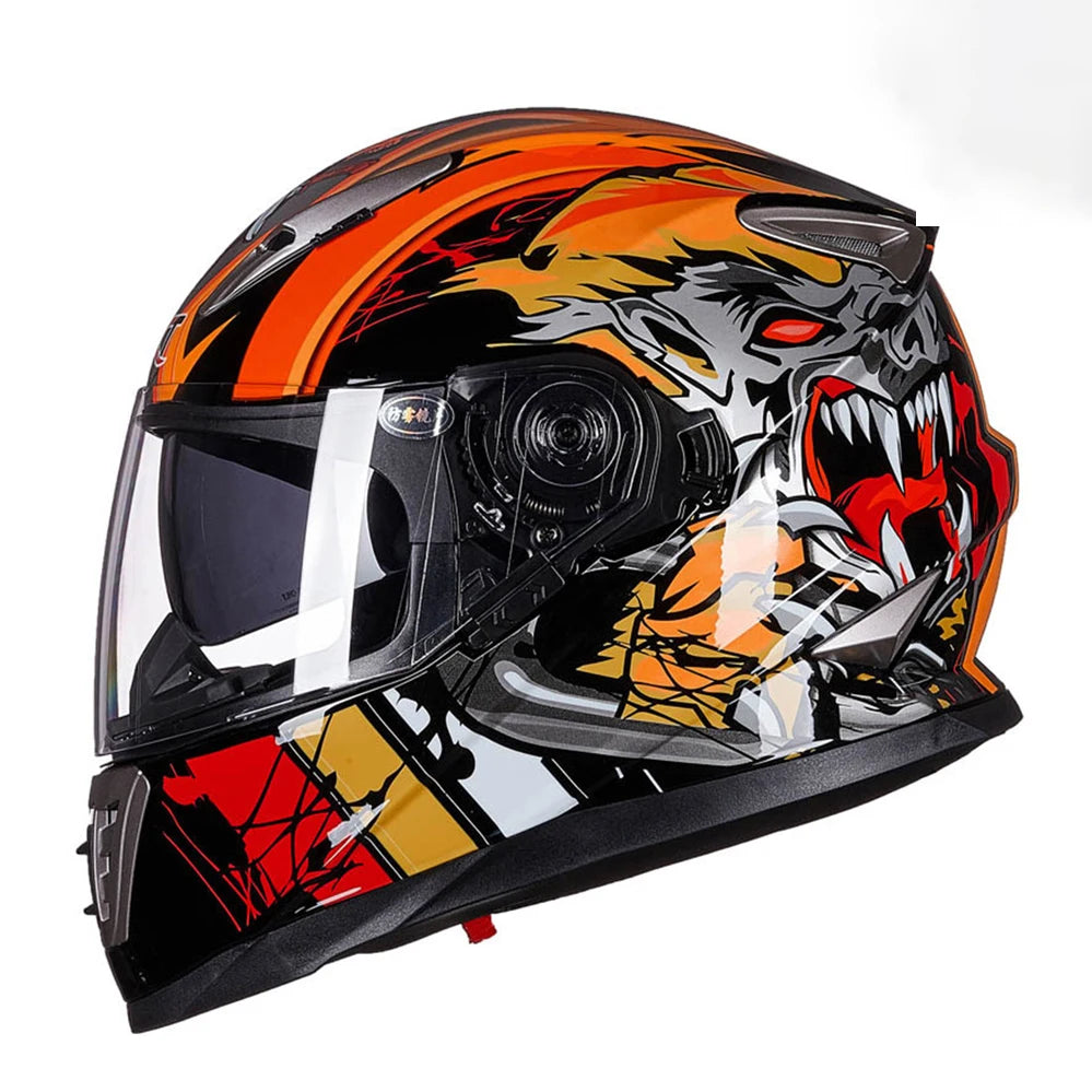 Onyx - Casque moto integral double visiere
