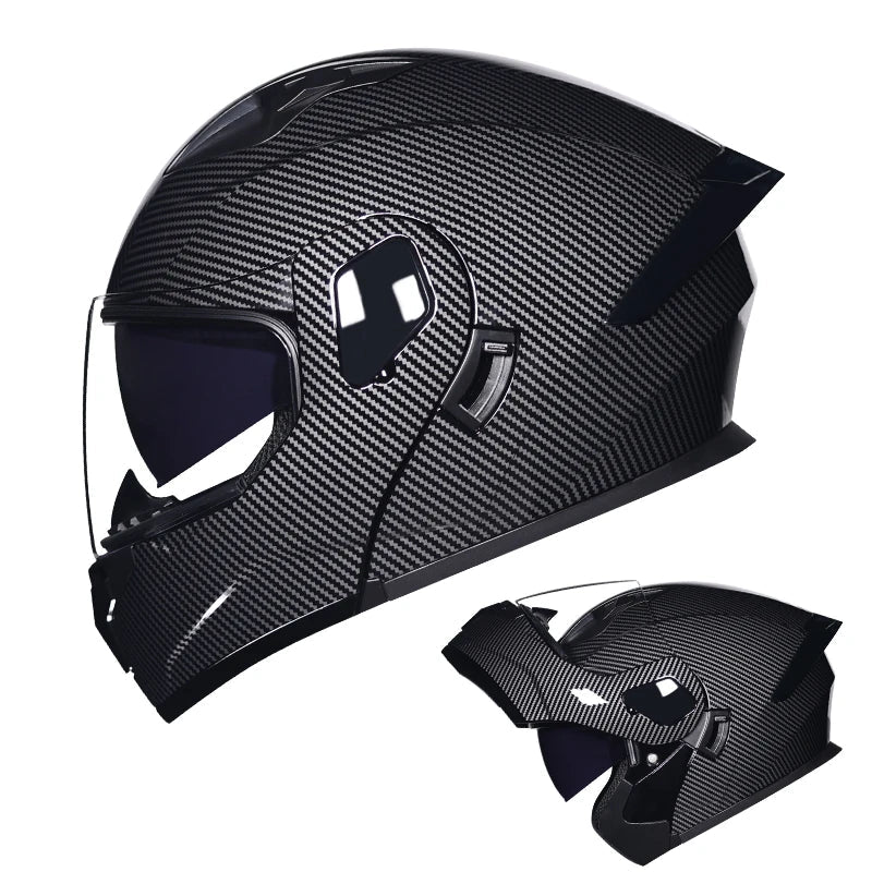 Casque moto multicolore