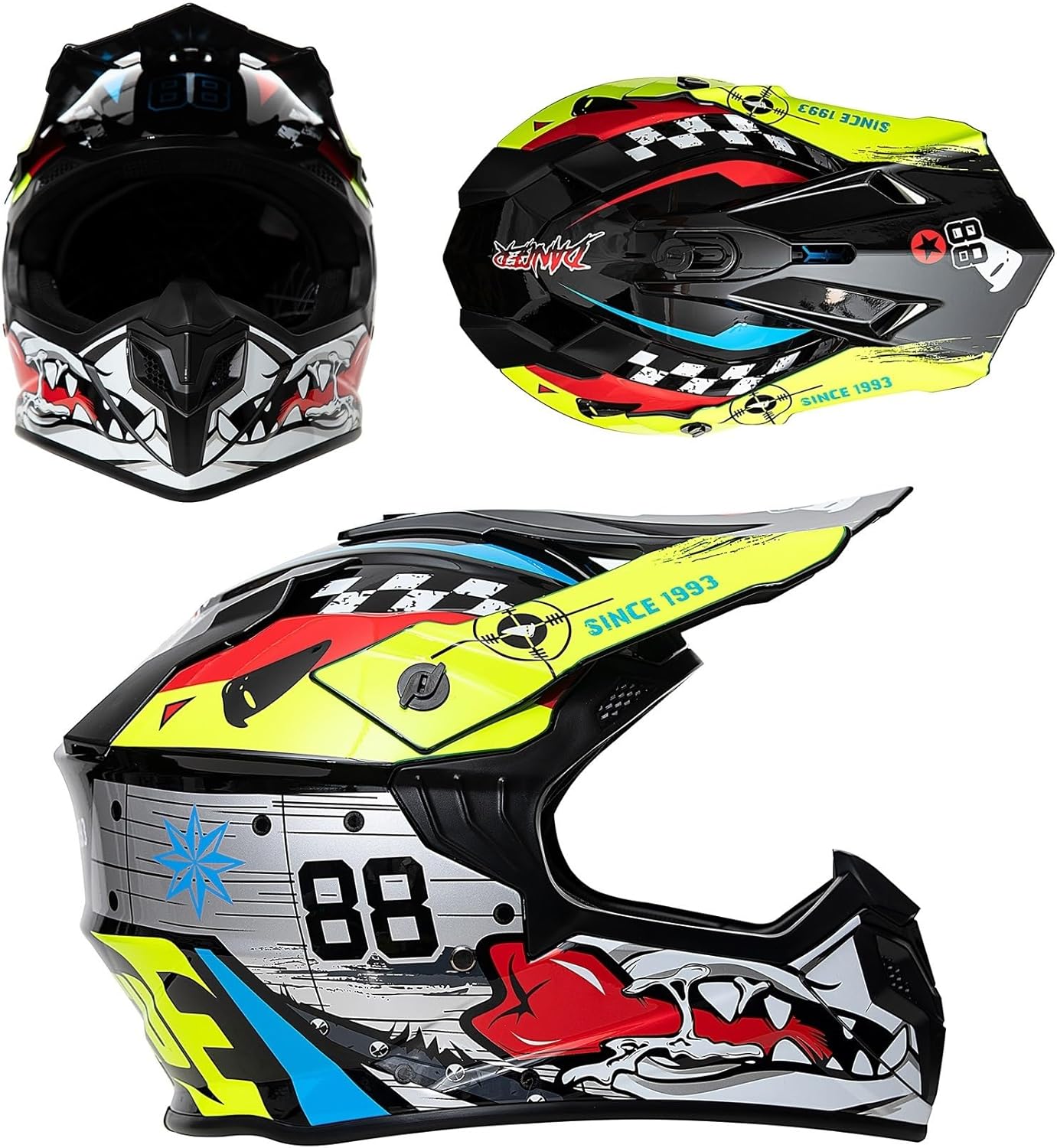 Motion - Casque moto homologué ece 22.06
