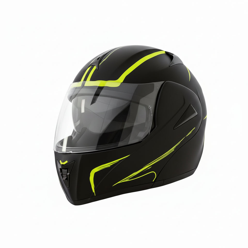 Casque modulable jaune