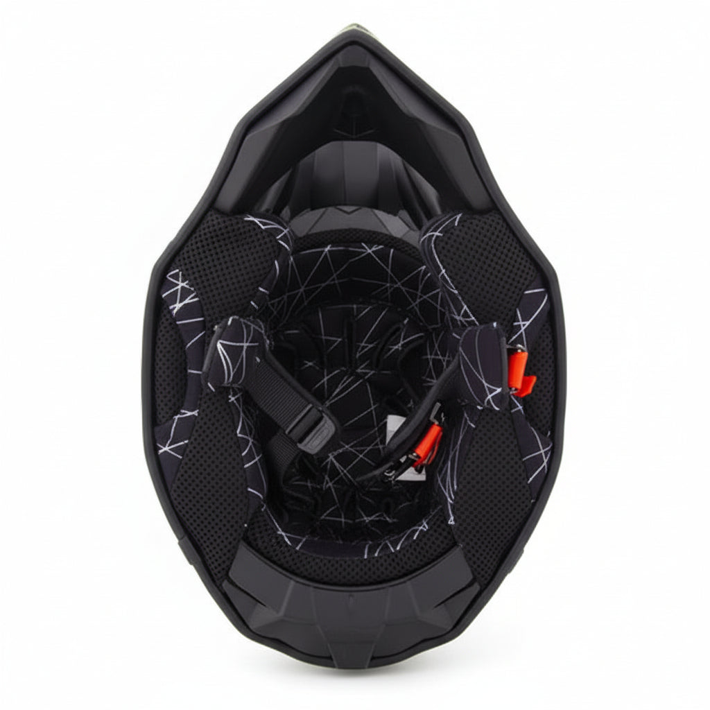 Rider - Casque moto cross rouge