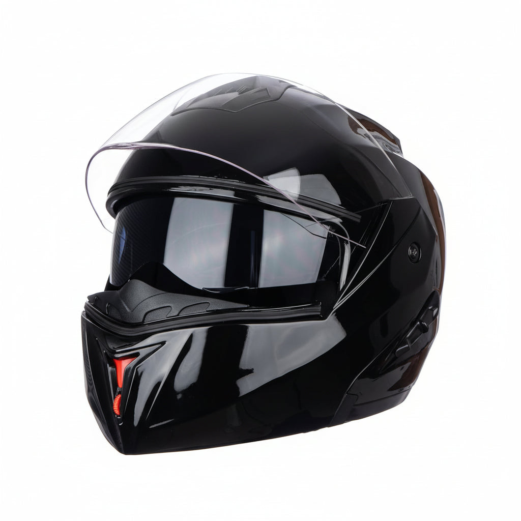 Drifter - Casque modulable noir brillant