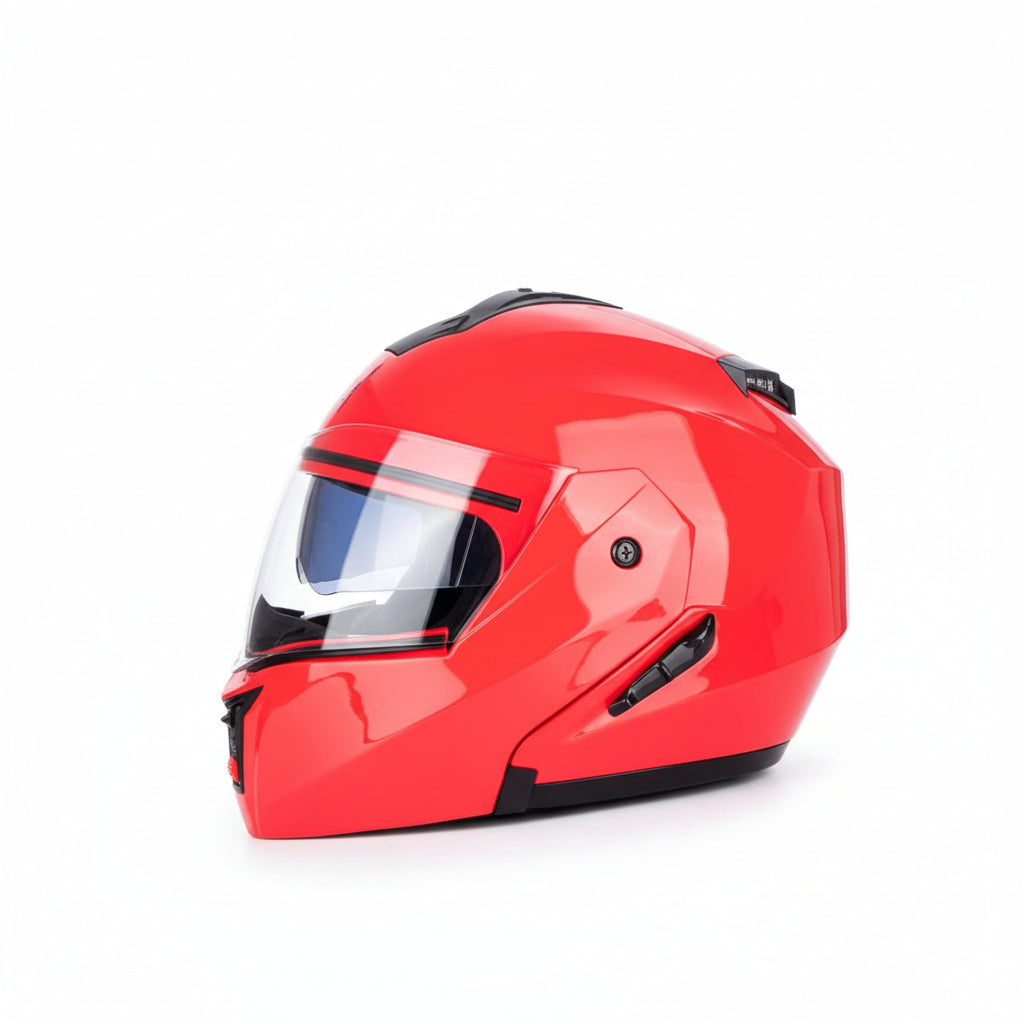 Casque modulable rouge