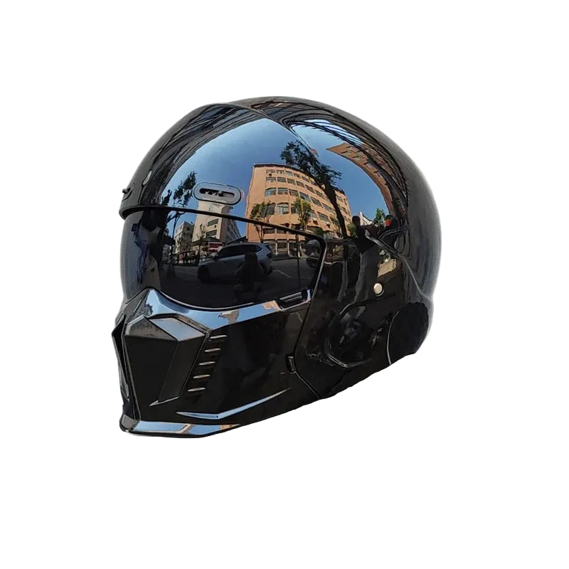 Fury - Casque avec visière miroir