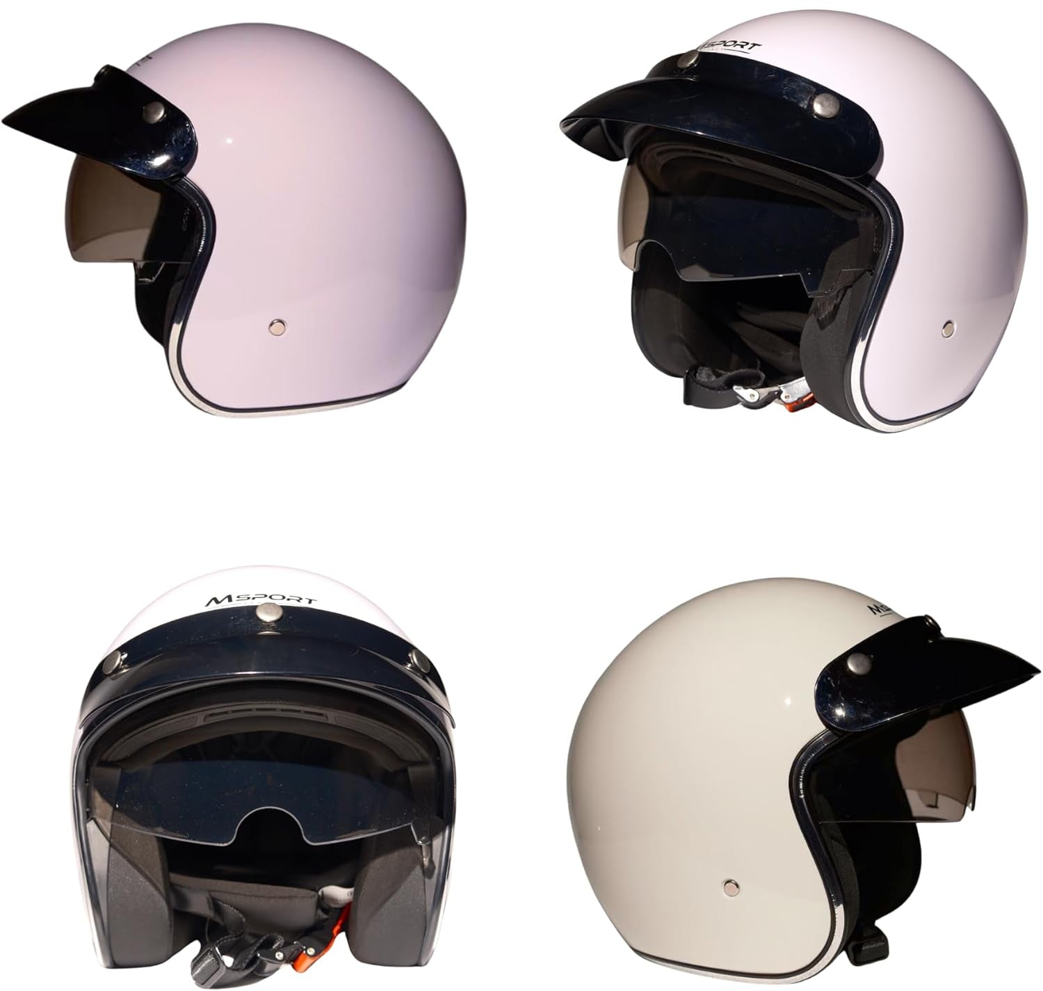 Vandal - Casque jet blanc