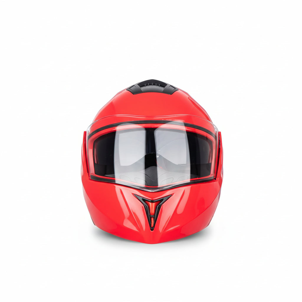 Chrome - Casque modulable rouge