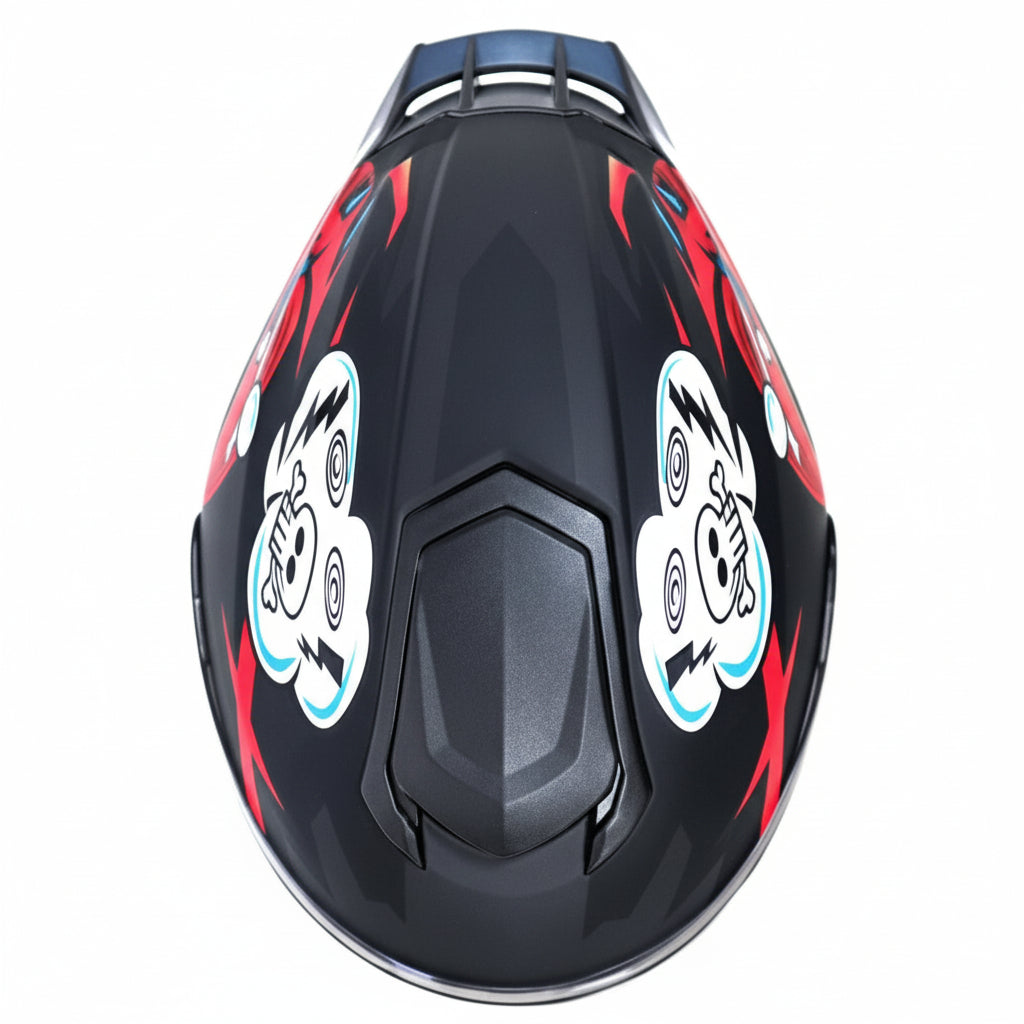 Ancestry - Casque moto cartoon