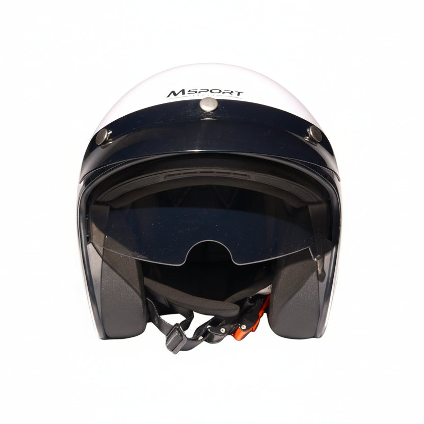 Vandal - Casque jet blanc