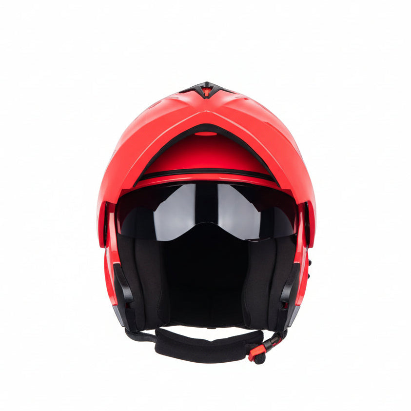 Chrome - Casque modulable rouge