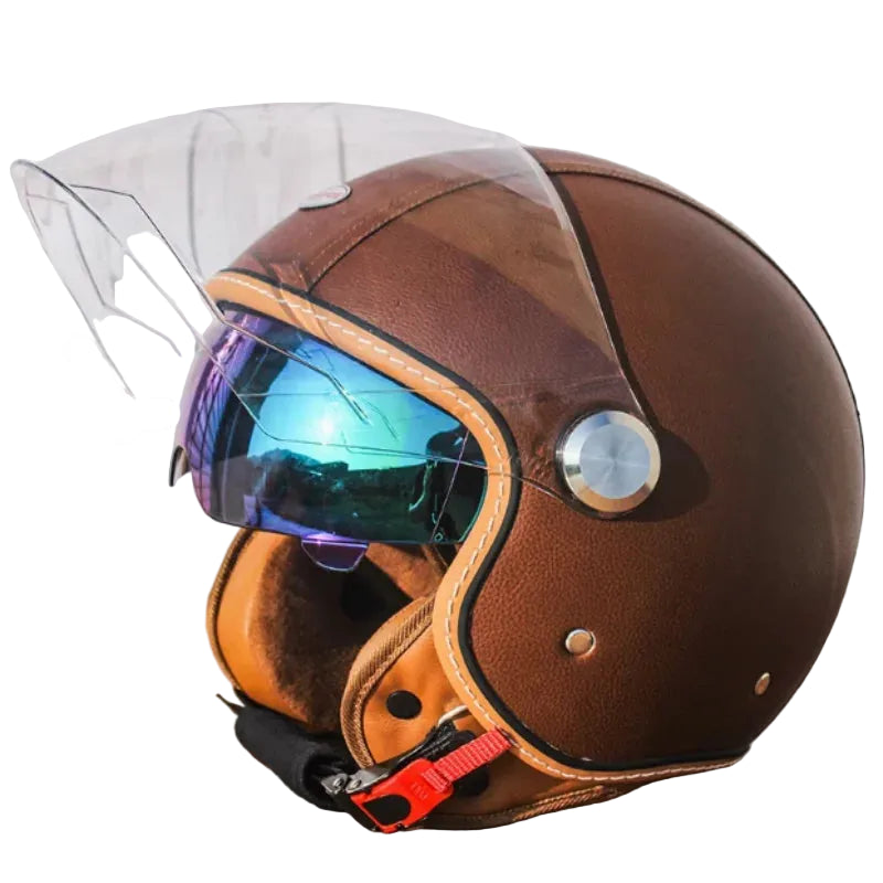 Tank - Casque jet moto vintage homologué
