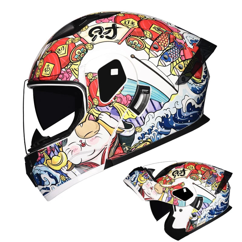 Horizon - Casque moto multicolore