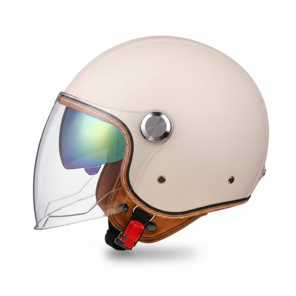 Tank - Casque jet moto vintage homologué