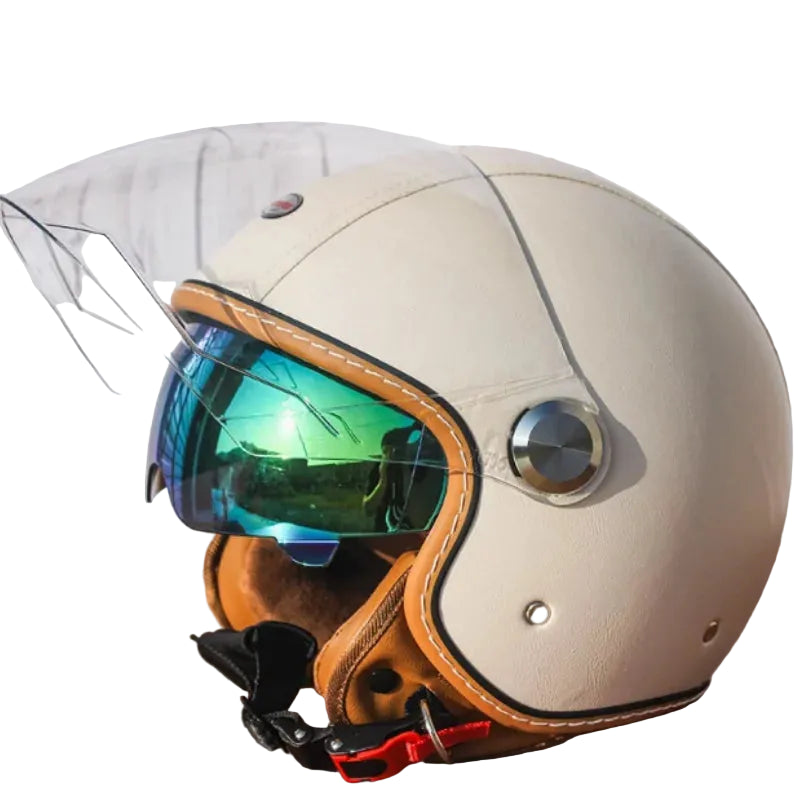 Tank - Casque jet moto vintage homologué
