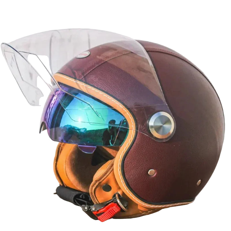 Tank - Casque jet moto vintage homologué