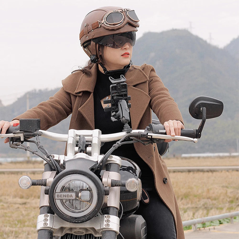 Legend - Casque moto aviateur