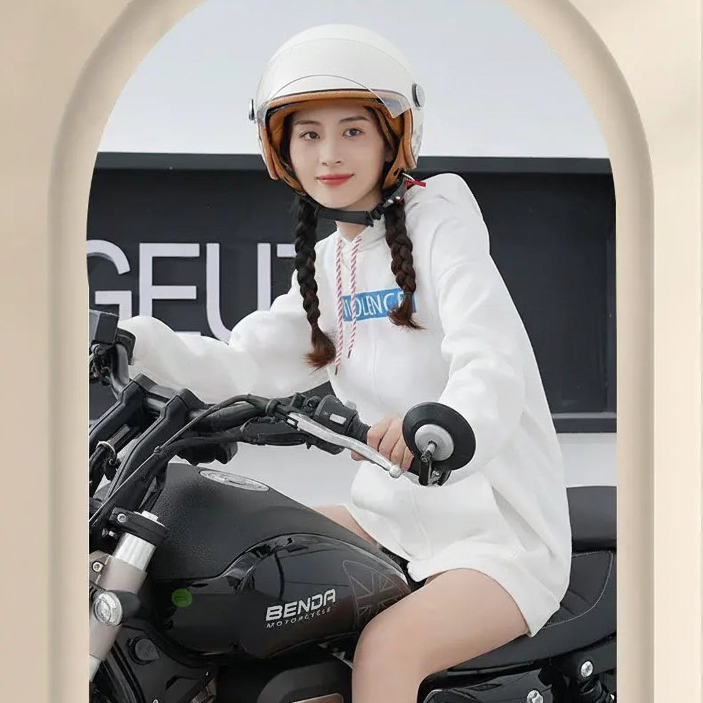 Tank - Casque jet moto vintage homologué