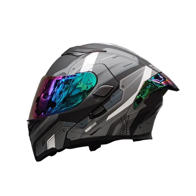 Vector - Casque avec visière multicolore